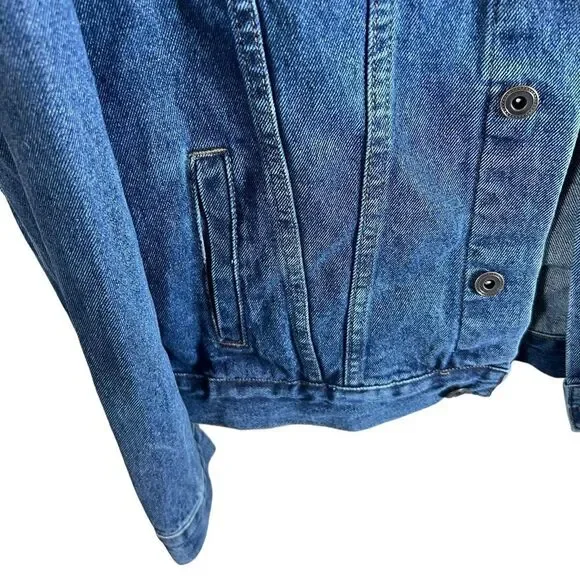 Rare Find! Port Authority Lincoln Park Living Things World Tour Denim Jacket